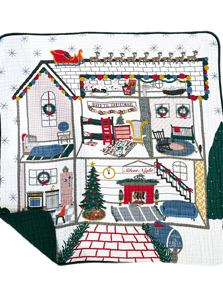 Christmas Play House Play Quilt